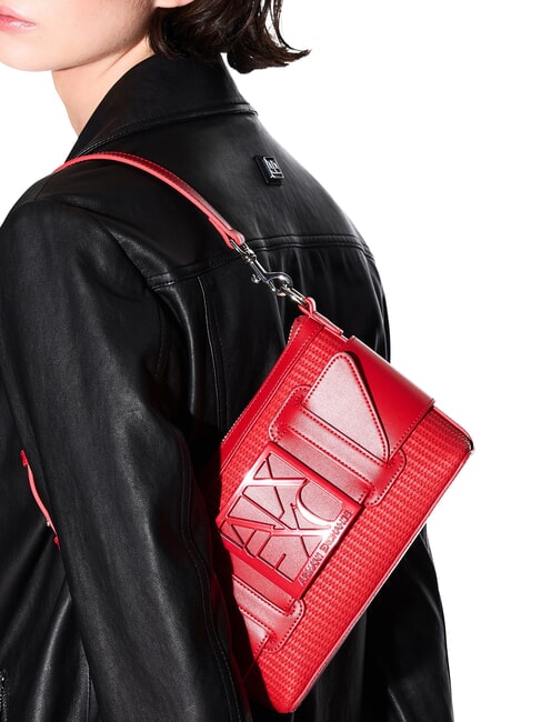 SUSIE STRAW Shoulder bag with logo red - Women’s Bags