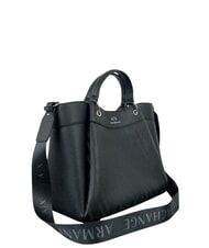 ARMANI EXCHANGE WAVE Large perforated handbag black - Women’s Bags - 2