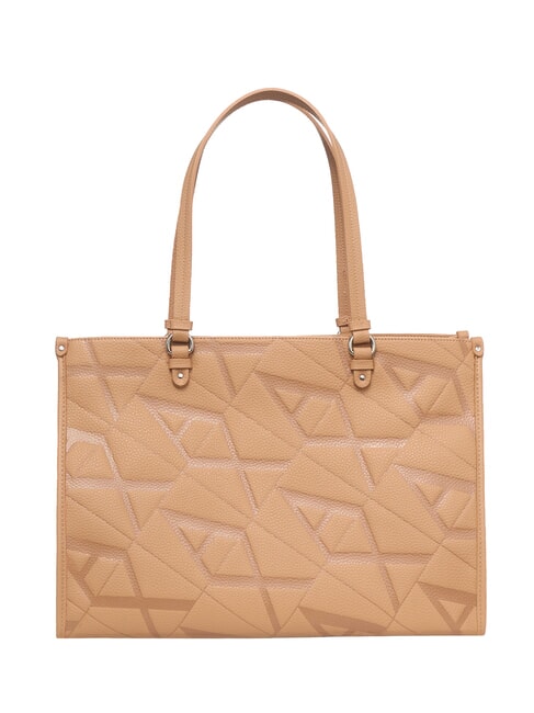 GYNGER Shoulder bag with all-over logo print camel rose/camel rose - Women’s Bags