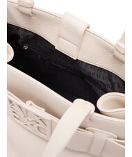 ARMANI EXCHANGE SUSIE SOFT Shoulder bag with buckle off-white - Women&rsquo;s Bags - 5