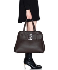 ARMANI EXCHANGE SUSIE SOFT Shoulder bag with buckle hot fudge - Women&rsquo;s Bags - 6