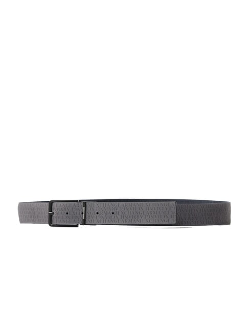 CINTURA IN PELLE Doubleface deep navy / ebony - Belts