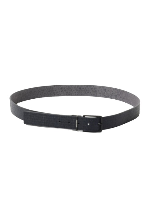 CINTURA IN PELLE Doubleface deep navy / ebony - Belts