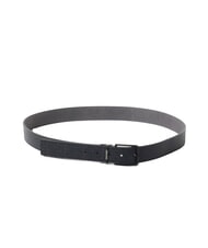 ARMANI EXCHANGE CINTURA IN PELLE Doubleface deep navy / ebony - Belts - 3