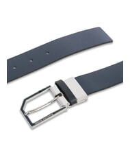 ARMANI EXCHANGE BELT Reversible leather belt night blue/green - Belts - 3