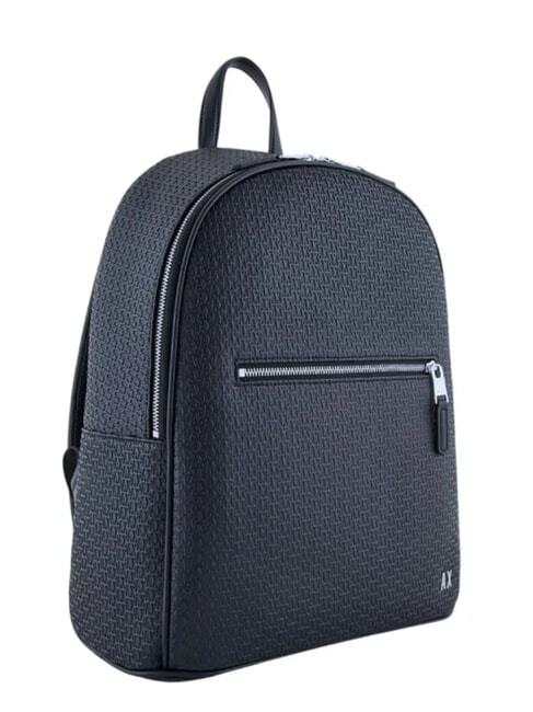 ELBA Backpack with embossed logo and laptop pocket deep navy - Laptop backpacks