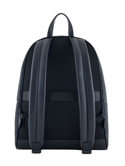 ELBA Backpack with embossed logo and laptop pocket deep navy - Laptop backpacks