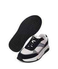 ARMANI EXCHANGE A|X Sneakers with contrasting details off white + deep navy - Men&rsquo;s shoes - 5