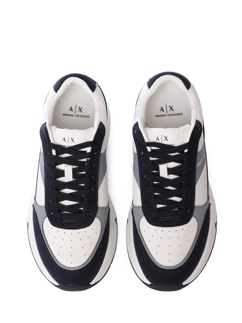 A|X Sneakers with contrasting details off white + deep navy - Men&rsquo;s shoes