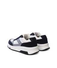 ARMANI EXCHANGE A|X Sneakers with contrasting details off white + deep navy - Men&rsquo;s shoes - 4