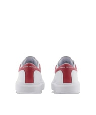 ARMANI EXCHANGE ACTION Leather sneakers op.white+cardinal - Men&rsquo;s shoes - 4