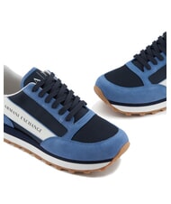 ARMANI EXCHANGE OSAKA Sneakers Man blue+navy+off-white - Men’s shoes - 4