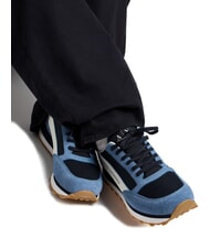 ARMANI EXCHANGE OSAKA Sneakers Man blue+navy+off-white - Men’s shoes - 7