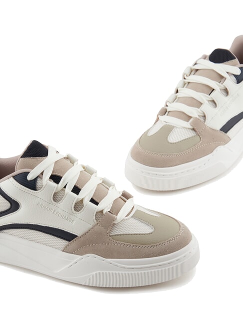 A|X Sneakers with suede leather details plaza taupe+deep nav - Men&rsquo;s shoes