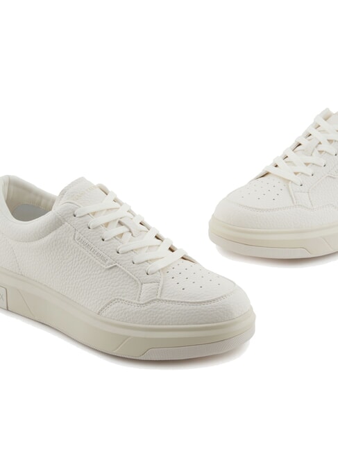 A|X Basic sneakers with stitching WHITE / OFF WHITE - Men’s shoes