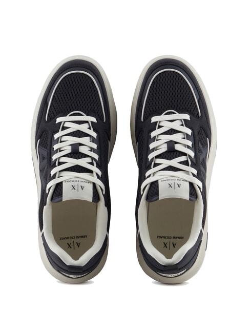 A|X Sneakers with mesh inserts and logo deep navy + off-white - Men’s shoes