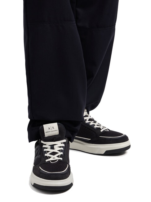A|X Sneakers with mesh inserts and logo deep navy + off-white - Men’s shoes