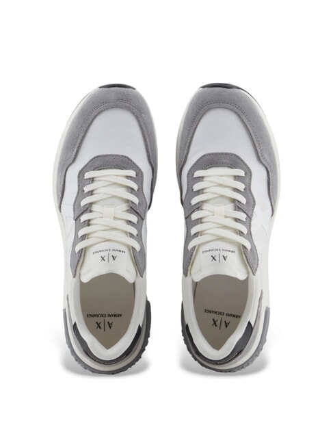 A|X Sneakers with maxi side logo neutral grey+off white - Men’s shoes