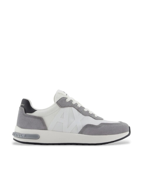 A|X Sneakers with maxi side logo neutral grey+off white - Men’s shoes