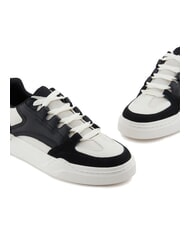 ARMANI EXCHANGE A|X Sneakers with suede leather details bla / ofwh - Men’s shoes - 4