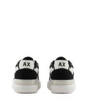 ARMANI EXCHANGE A|X Sneakers with suede leather details bla / ofwh - Men’s shoes - 5