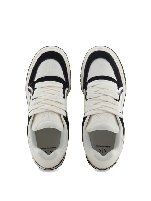 A|X Oversized sneakers with contrasting inserts off white+black - Men’s shoes