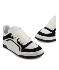 ARMANI EXCHANGE A|X Oversized sneakers with contrasting inserts off white+black - Men&rsquo;s shoes - 4