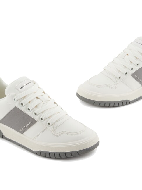 A|X Sneakers with contrasting side band off white + neutral grey - Men’s shoes