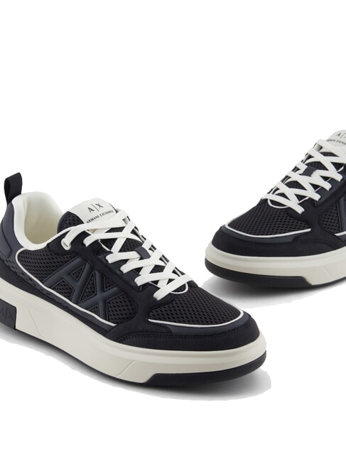 A|X Sneakers with mesh inserts and logo deep navy + off-white - Men’s shoes