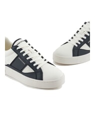 ARMANI EXCHANGE A|X Sneakers with contrasting inserts Off White + Jet Set - Men’s shoes - 4