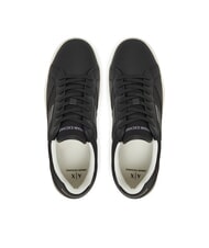 ARMANI EXCHANGE A|X Sneakers with contrasting inserts BLACK / REFBLACK - Men’s shoes - 3