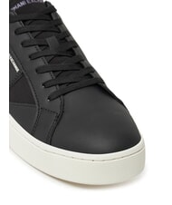 ARMANI EXCHANGE A|X Sneakers with contrasting inserts BLACK / REFBLACK - Men’s shoes - 4