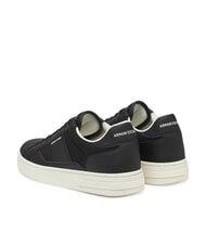 ARMANI EXCHANGE A|X Sneakers with contrasting inserts BLACK / REFBLACK - Men’s shoes - 5