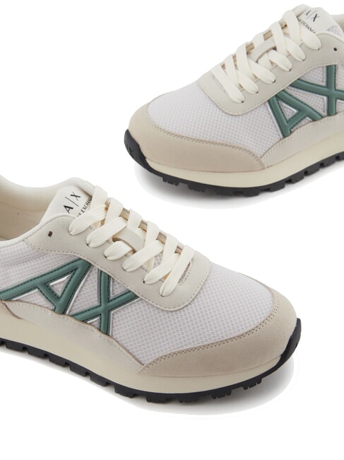 A|X Mesh sneakers with contrasting logo lgt mirage+d.f.green - Women’s shoes