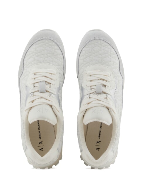 A|X Sneakers with all-over logo light gray + off-white - Women&rsquo;s shoes