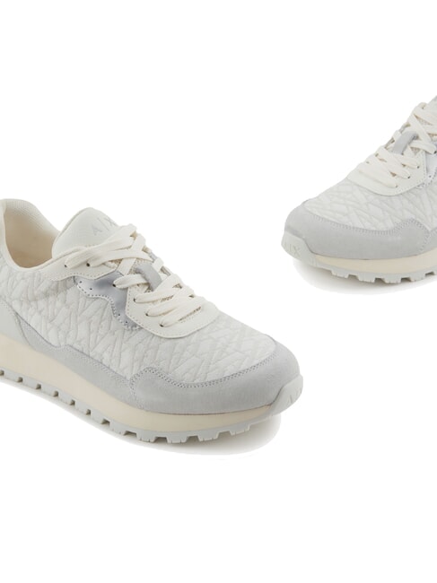 A|X Sneakers with all-over logo light gray + off-white - Women&rsquo;s shoes