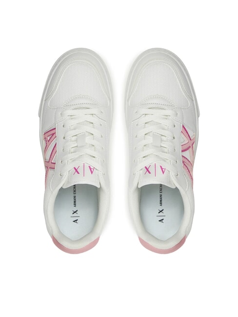 A|X Sneakers with contrasting logo op.white+pink - Women’s shoes