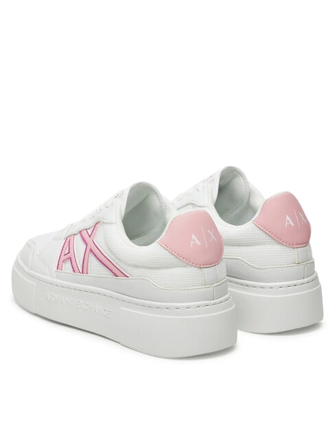 A|X Sneakers with contrasting logo op.white+pink - Women’s shoes