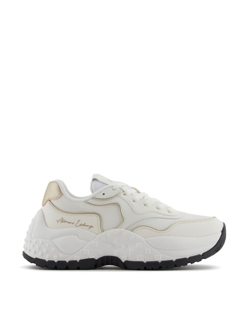 A|X Chunky sneakers off white+pale gold - Women’s shoes