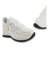 ARMANI EXCHANGE A|X Chunky sneakers off white+pale gold - Women’s shoes - 4