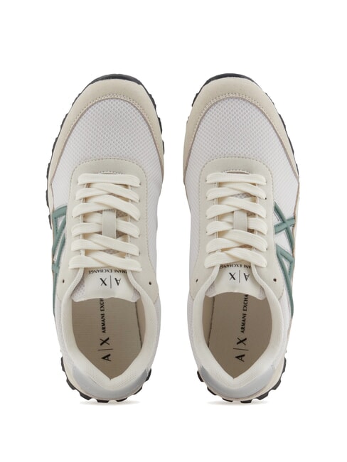 A|X Mesh sneakers with contrasting logo lgt mirage+d.f.green - Women’s shoes