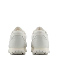 ARMANI EXCHANGE A|X Sneakers with all-over logo light gray + off-white - Women’s shoes - 5