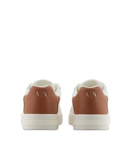 ARMANI EXCHANGE A|X Sneakers with contrasting detail off white+caram.cafe - Women&rsquo;s shoes - 4