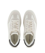 ARMANI EXCHANGE A|X Sneakers with contrasting detail off white+black - Women’s shoes - 4