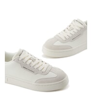 ARMANI EXCHANGE A|X Sneakers with contrasting detail off white+black - Women’s shoes - 3