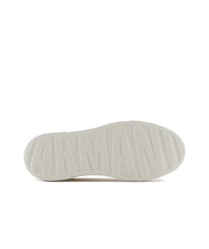 ARMANI EXCHANGE A|X Sneakers with contrasting logo off wht+dark fr.grn - Women&rsquo;s shoes - 6