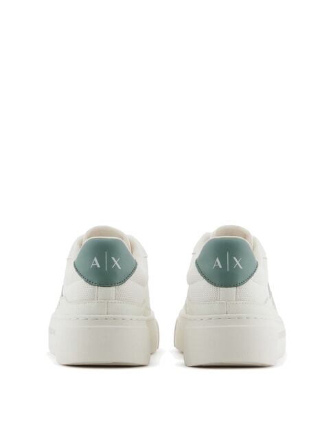 A|X Sneakers with contrasting logo off wht+dark fr.grn - Women&rsquo;s shoes
