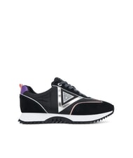 GUESS BAIL Mixed leather runner sneakers - Women’s shoes