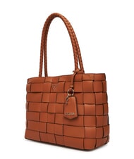 GUESS MAYLEE Woven shopping bag albury caramel tote bag - Women&rsquo;s Bags - 2