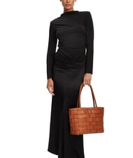 GUESS MAYLEE Woven shopping bag albury caramel tote bag - Women&rsquo;s Bags - 6